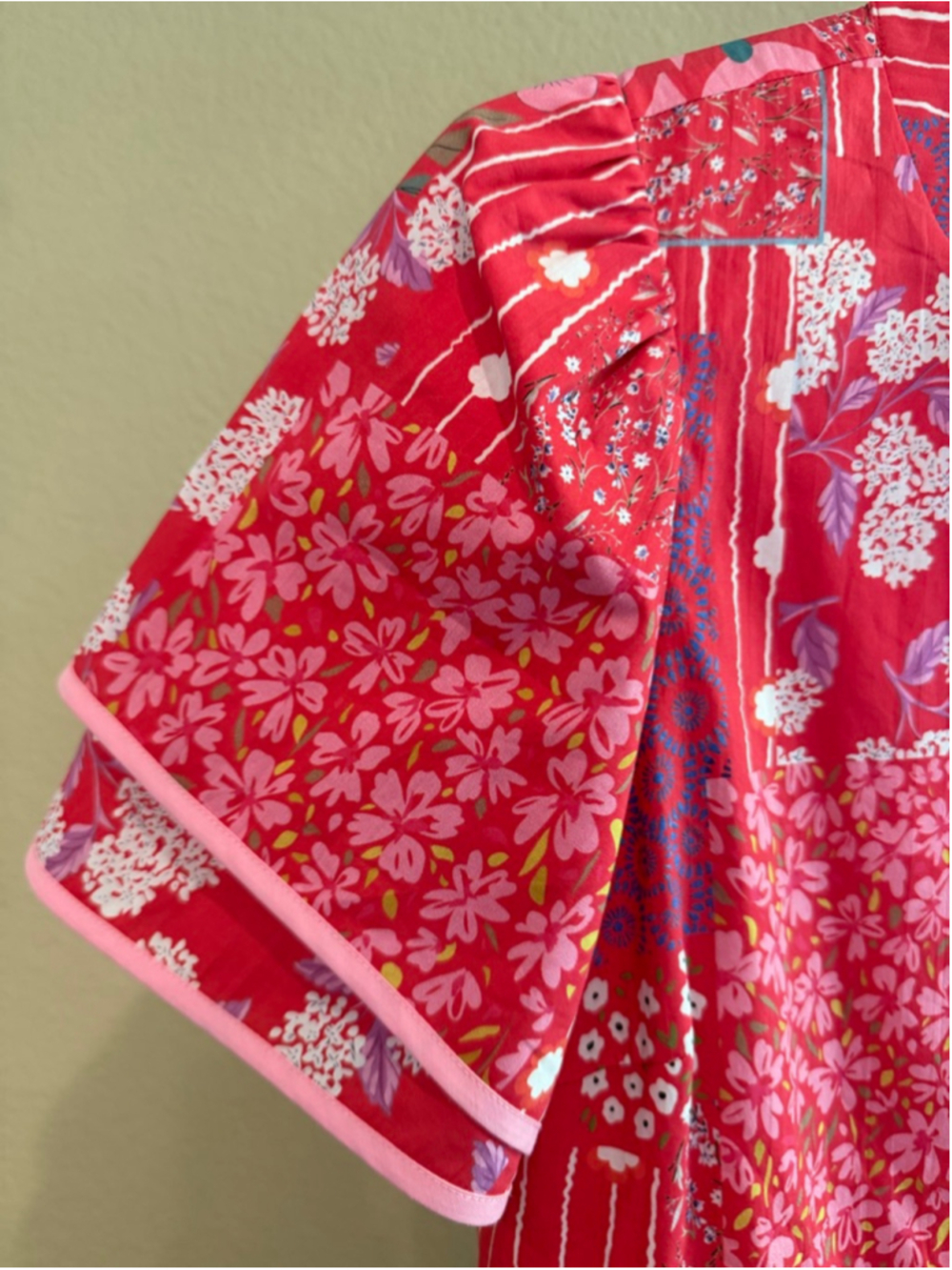 Entro Women’s Sightseer Floral Print Midi Dress in Red Size sS - Picture 4 of 9
